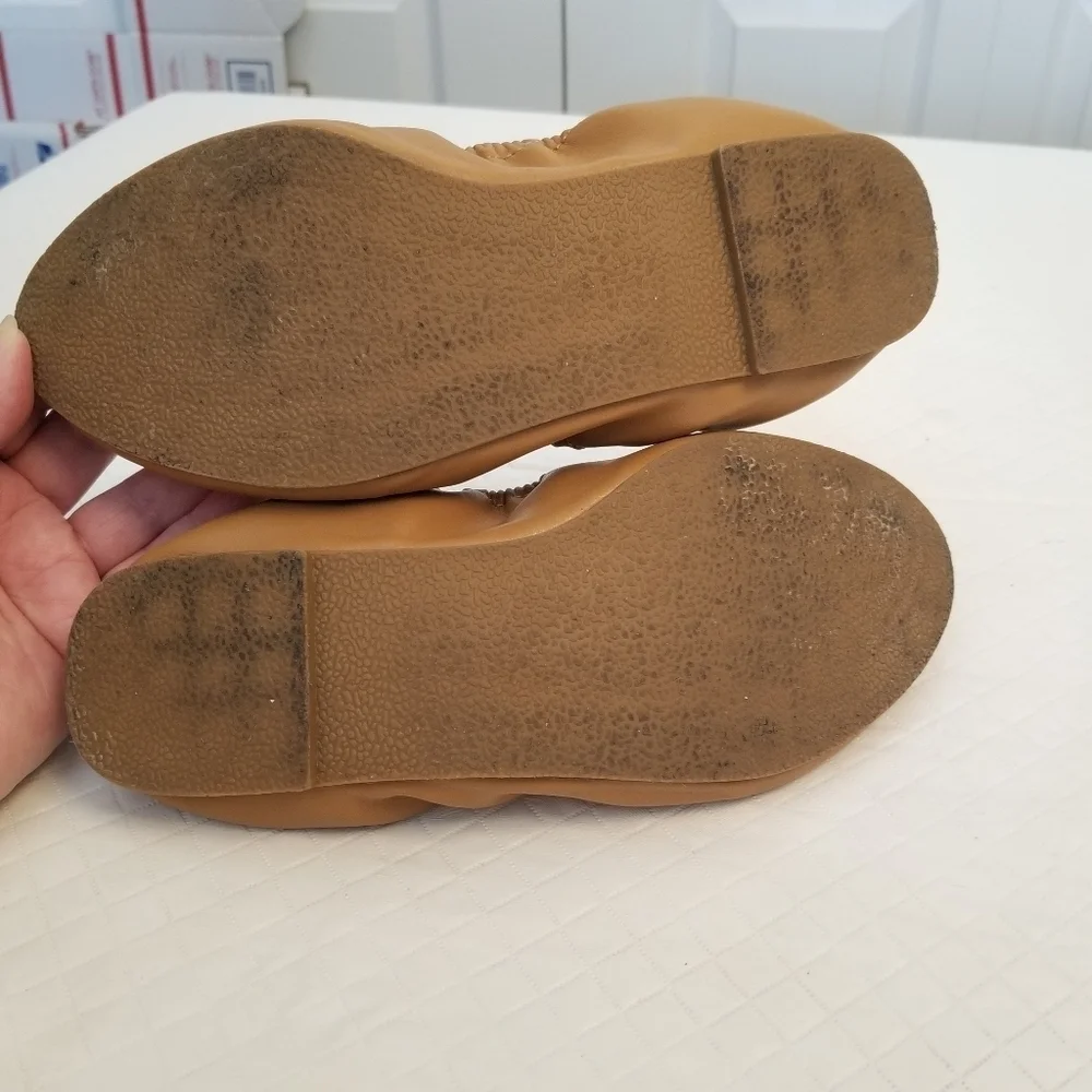 TORRID Women's Scrunch Ballet Flat Taupe Size 6 (WW) 19445333